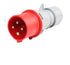 PL164154P - 16A 415V 4Pin IP44 Red Plug